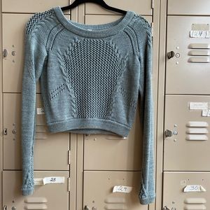 Lululemon Crop Sweater Sage Green